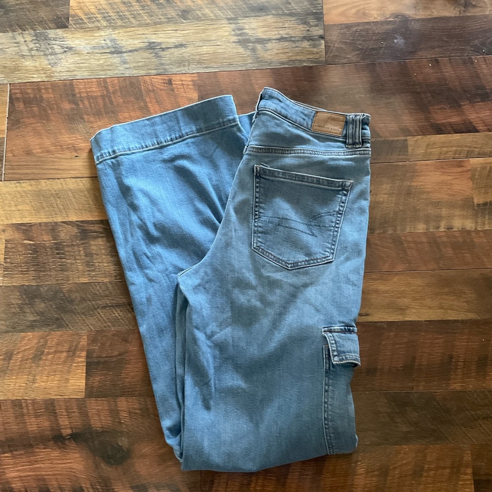 American Eagle Outfitters Blue Flare Jeans